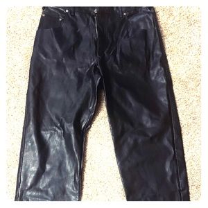 Faux leather pants by Arizona